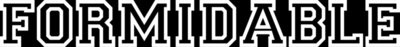 type outlined white